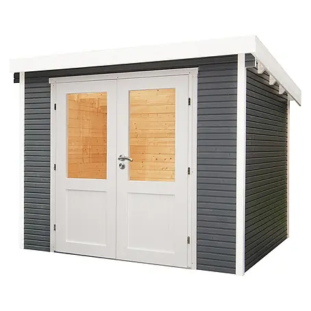 Wolff Finnhaus  Gartenhaus Pulti Softline 2424