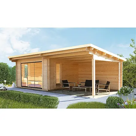 Wolff Finnhaus  Gartenhaus Trondheim 70-D XL