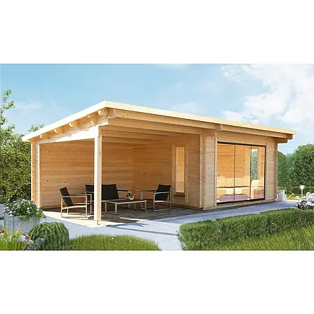 Wolff Finnhaus  Gartenhaus Trondheim 70-D XL