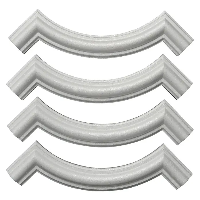 Decosa Moldura decorativa Arco - L x An x Al: 9,5 x 2,5 x 4,5 cm, Poliestireno expandido, 4 unidades - Vista frontal