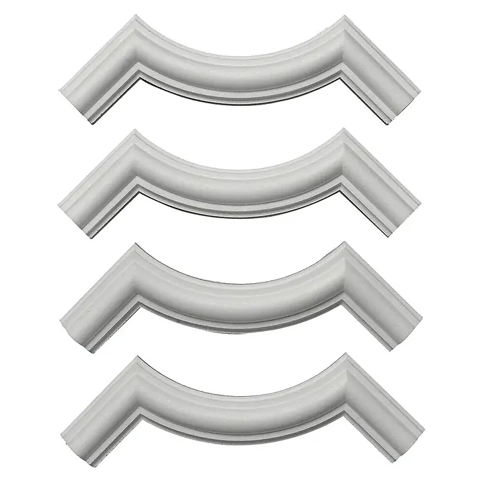 Decosa Moldura decorativa Arco - L x An x Al: 12 x 4 x 9 cm, Poliestireno expandido, 4 unidades - Vista frontal