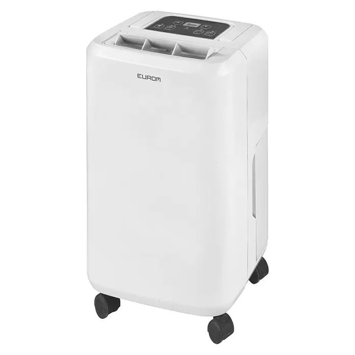 Eurom Luchtontvochtiger DryBest 20 - Ontvochtigingscapaciteit: 20 l/u - Diagonaal zicht