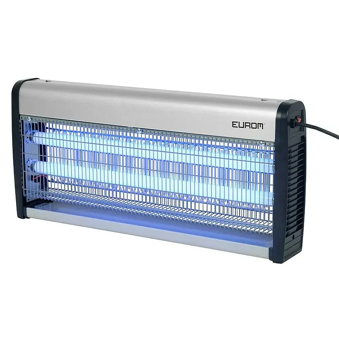 Eurom Fly Away Insectenverdelger Metal 40-2 - 20 W, Werkingsbereik: 200 m² - Diagonaal zicht
