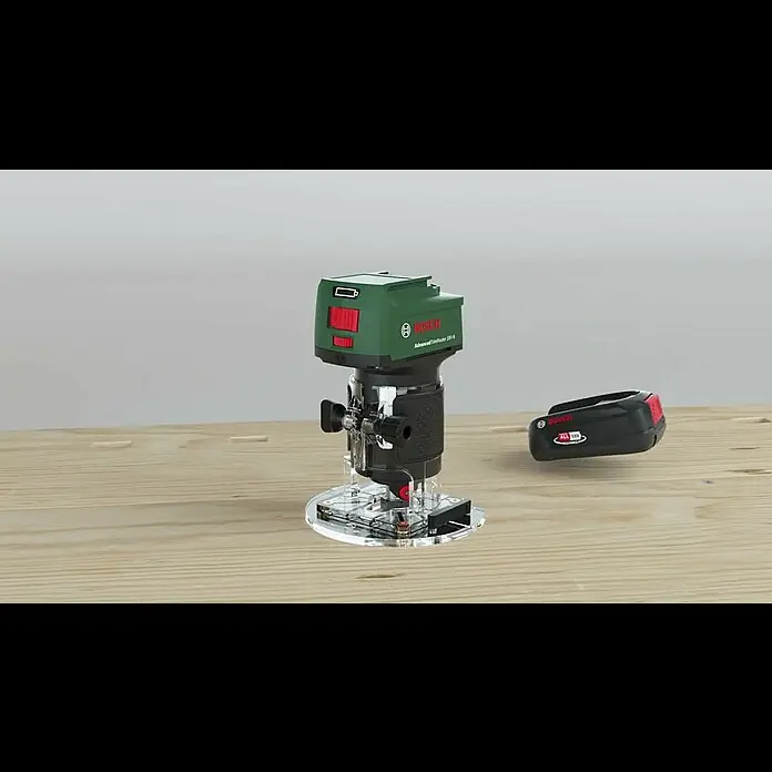 Bosch 18 V Power for All Akku-Kantenfräser AdvancedTrimRouter 18V-8 - 18 V, Ohne Akku, Leerlaufdrehzahl: 10.000 U/min - 30.000 U/min