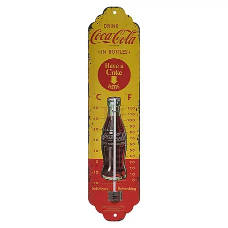 Thermometer Nostalgic Coca-Cola Bottles