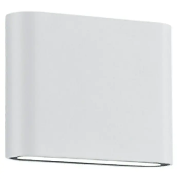 Trio Lighting Aplique exterior LED Thames II - 2,5 W, 3 x 11 x 9 cm, Blanco, IP54 - Vista angular