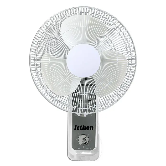 Ventilador de pared Fresco - Gris, 45 W, Diámetro: 40 cm - Vista frontal