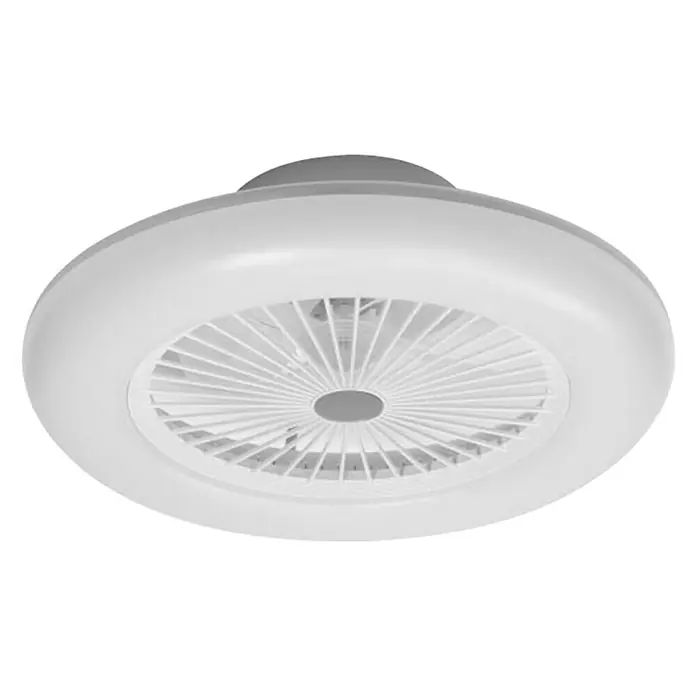 Ledvance Smart+ WiFi Ventilador de techo - Diámetro: 55 cm, Blanco, 40 W - Vista angular