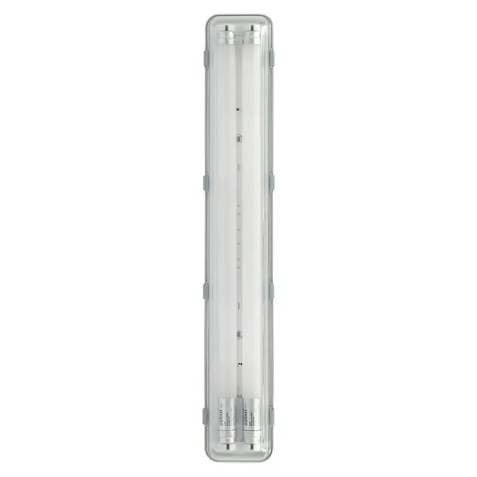 Ledvance Regleta estanca LED Submarine - 2 x 6 W, Largo: 60 cm, Blanco neutro, IP65 - Vista frontal