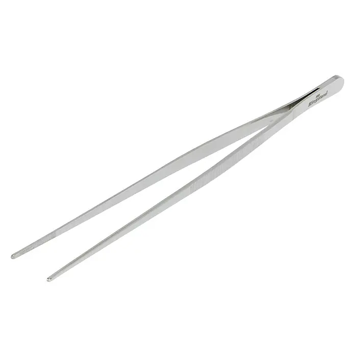 Kingstone Grillpinzette - Länge: 30,3 cm, Edelstahl - Diagonale Ansicht
