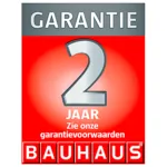 2 jaar garantie