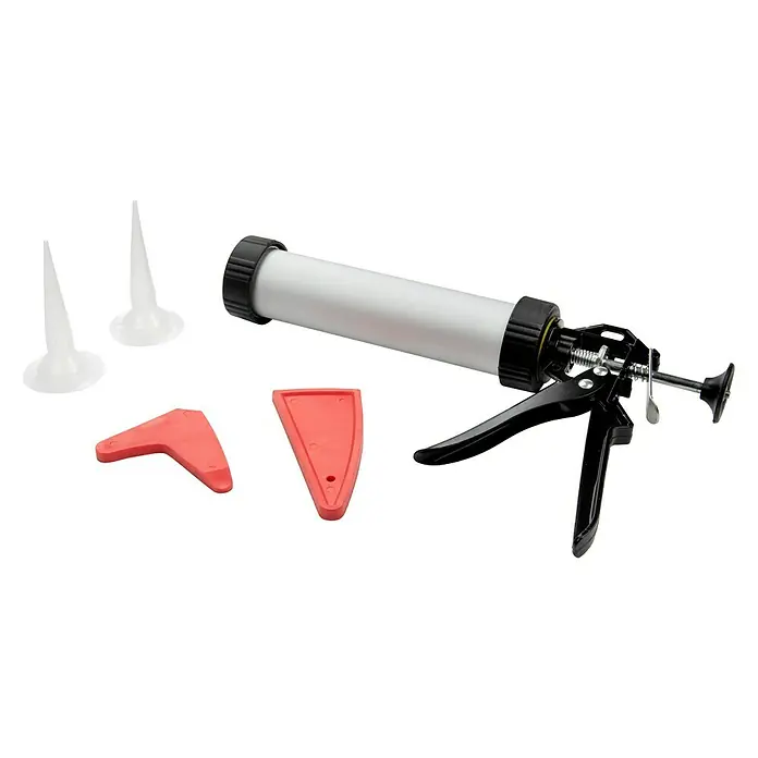 Alpha Tools Kartuschenpressen-Set - 5 -tlg. - Diagonale Ansicht