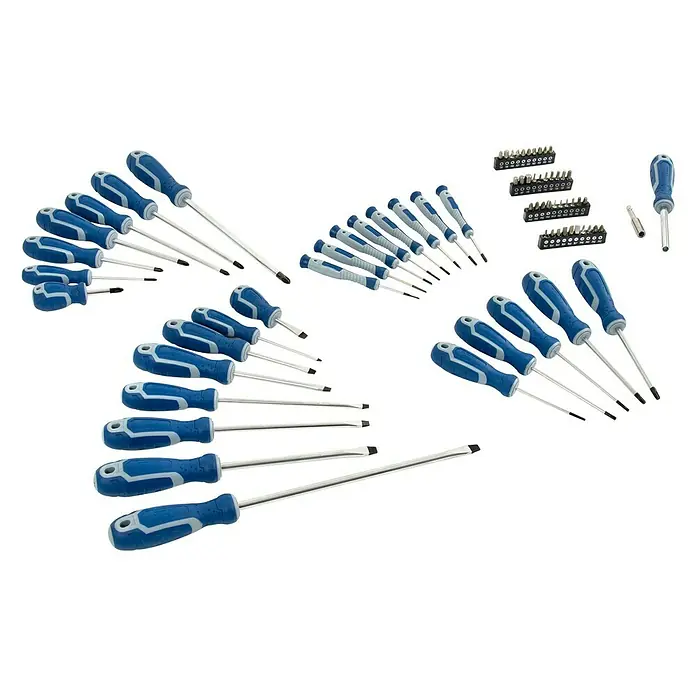 Alpha Tools Schraubendreher-Set - 70 -tlg. - Diagonale Ansicht