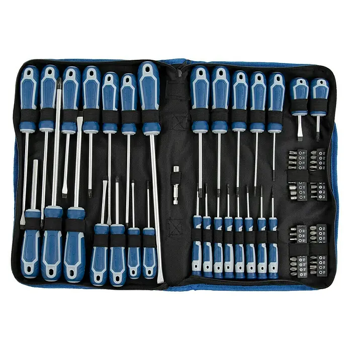 Alpha Tools Schraubendreher-Set - 70 -tlg. - Vorderansicht