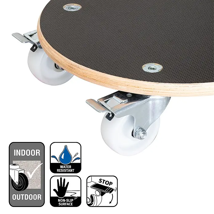 Gardol Pflanzenroller XXL Grip - 38 cm, Max. Belastung: 250 kg - Anwendungsbeispiel