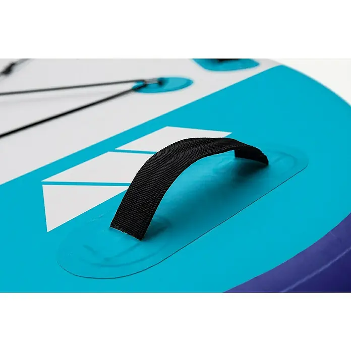MAXXMEE SUP-Board-Set Design für 6 Personen - L x B x H: 550 x 152 x 20 cm, Geeignet für: 6 Personen, Nutzlast: 650 kg, Aufblasbar, Blau/Weiß - Detailaufnahme