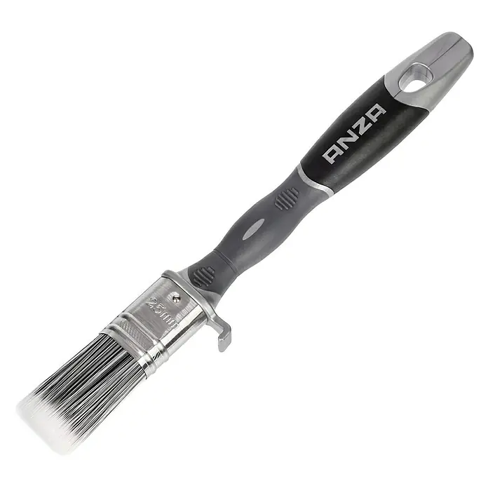 Anza Platinum Ovale kwast - Breedte borstelhaar: 25 mm - Diagonaal zicht