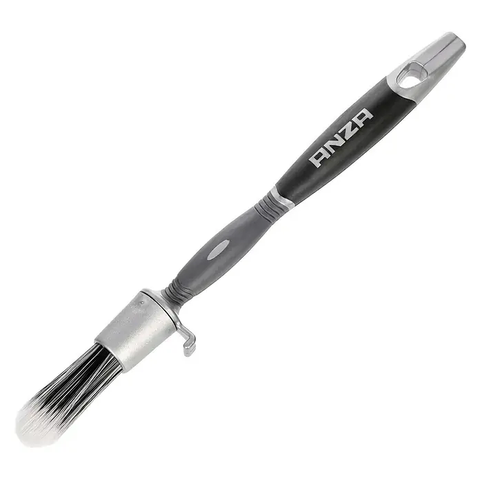Anza Platinum Ronde kwast - Breedte borstelhaar: 20 mm - Diagonaal zicht
