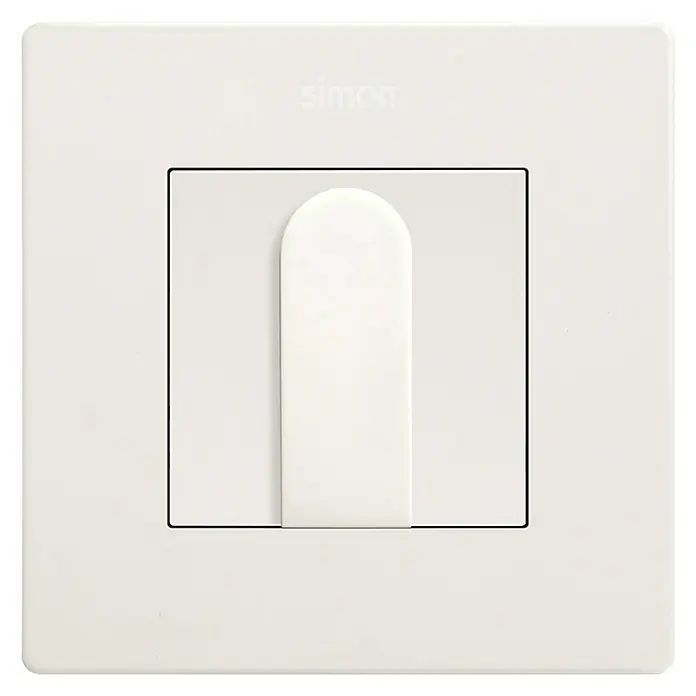 Simon 270 Tapa - Específico para: Cables, Plástico, Blanco - Vista frontal