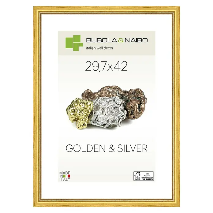 Bilderrahmen Marisa 6280 - Gold, 29,7 x 42 cm / DIN A3, Holz - Vorderansicht