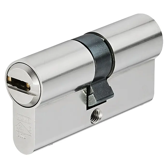 Abus Profilzylinder XD25 - Baulänge innen: 30 mm, Baulänge außen: 40 mm, Anzahl Schlüssel: 3 Stk. - Diagonale Ansicht