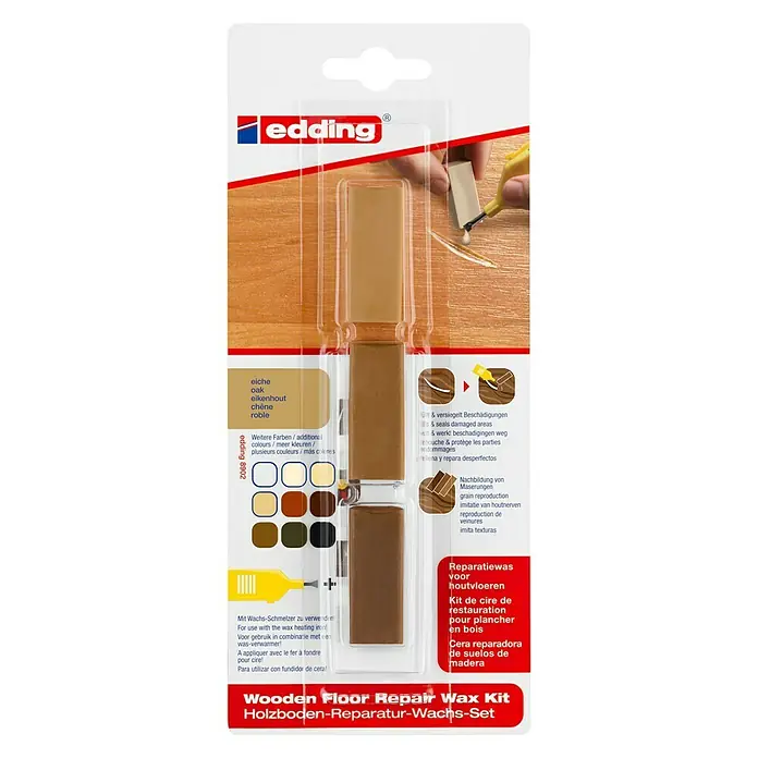 Edding Reparatieset voor houten vloeren - Eikenhout - Vooraanzicht