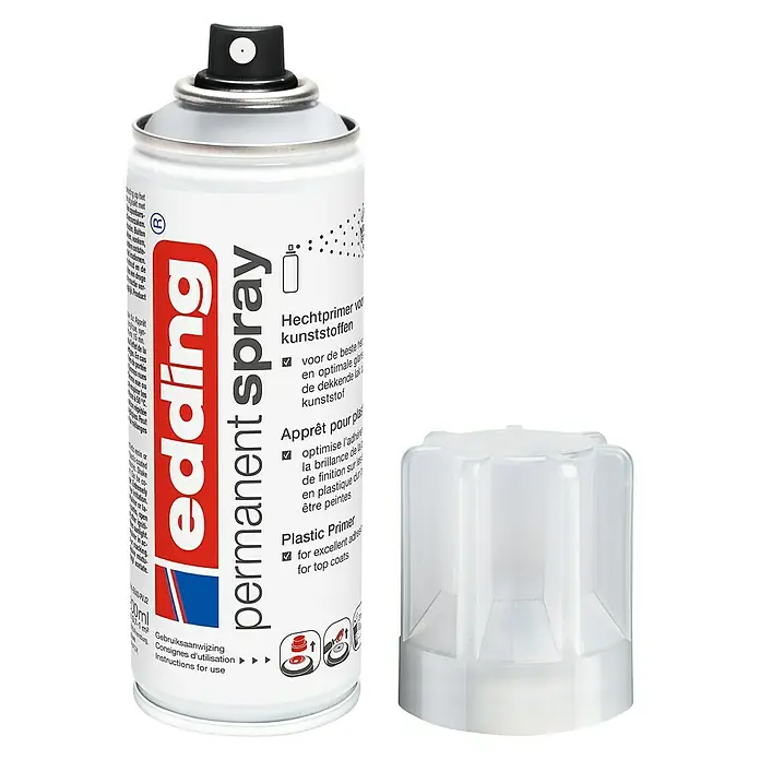 Edding Hechtprimer voor kunststoffen - 200 ml, Transparant - Vooraanzicht