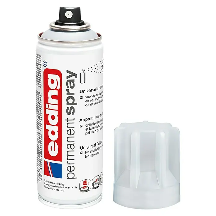 Edding Universele primer - Grijs, 200 ml - Vooraanzicht