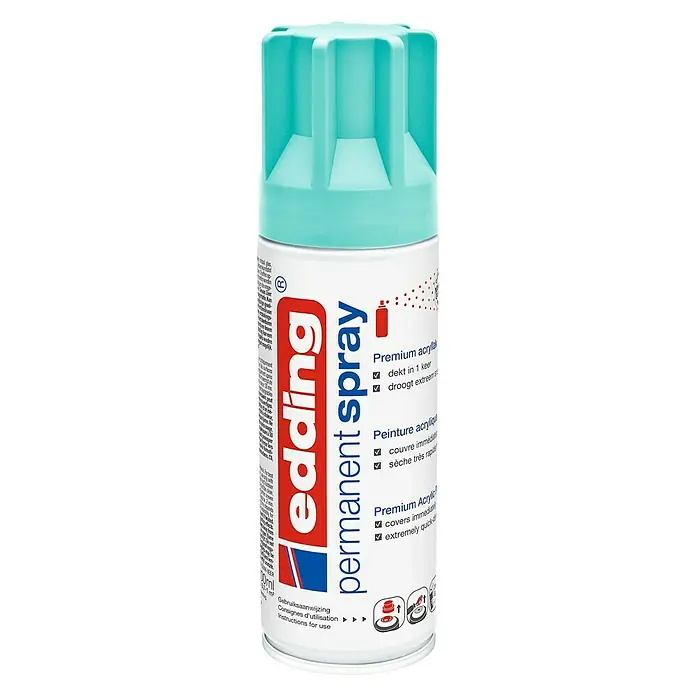 Edding Acrylspuitlak - Opulent turquoise Mat, 200 ml - Vooraanzicht