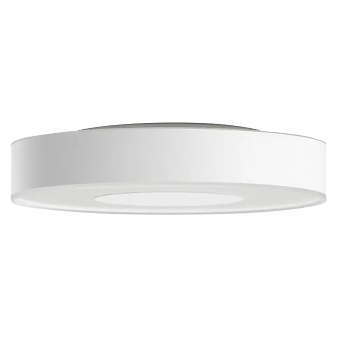 Philips Hue Plafón LED redondo Infuse - 33,5 W, Ø x Al: 38,1 x 8,4 cm, Blanco, Multicolor - Vista angular