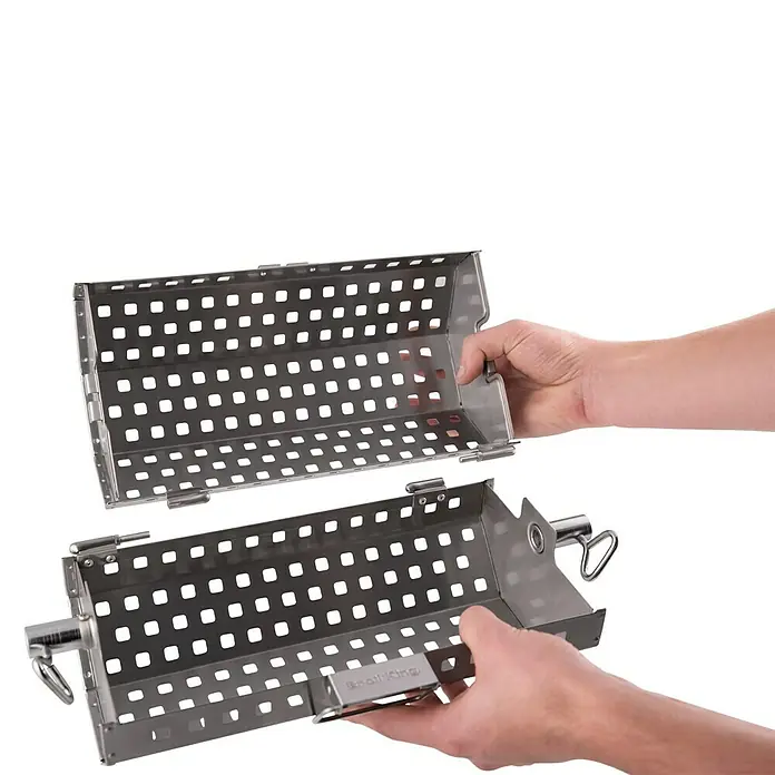 Broil King Košara za ražanj roštilja 2u1 - Plemeniti čelik - Proizvod u upotrebi