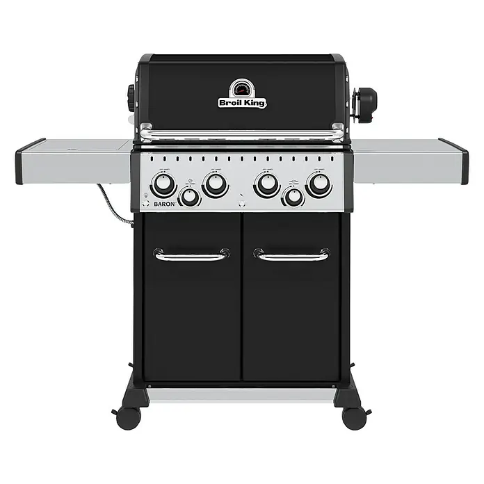 Broil King Plinski roštilj Baron 490 - Broj plamenika: 4, Snaga: 11,4 kW - Pogled sprijeda
