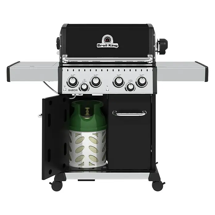 Broil King Plinski roštilj Baron 490 - Broj plamenika: 4, Snaga: 11,4 kW - Pogled sprijeda