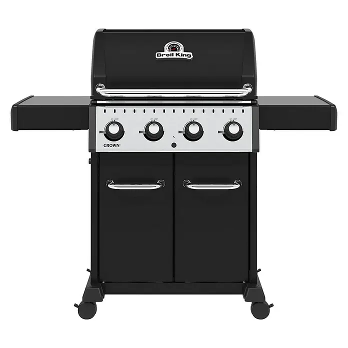Broil King Plinski roštilj Crown 420 - Broj plamenika: 4, Snaga: 11,4 kW - Pogled sprijeda
