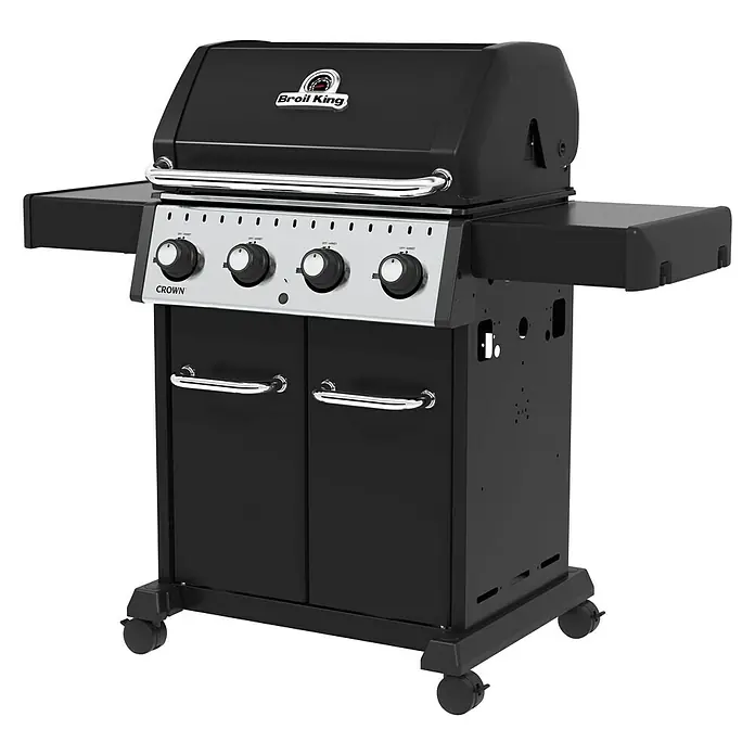 Broil King Plinski roštilj Crown 420 - Broj plamenika: 4, Snaga: 11,4 kW - Dijagonalni pogled