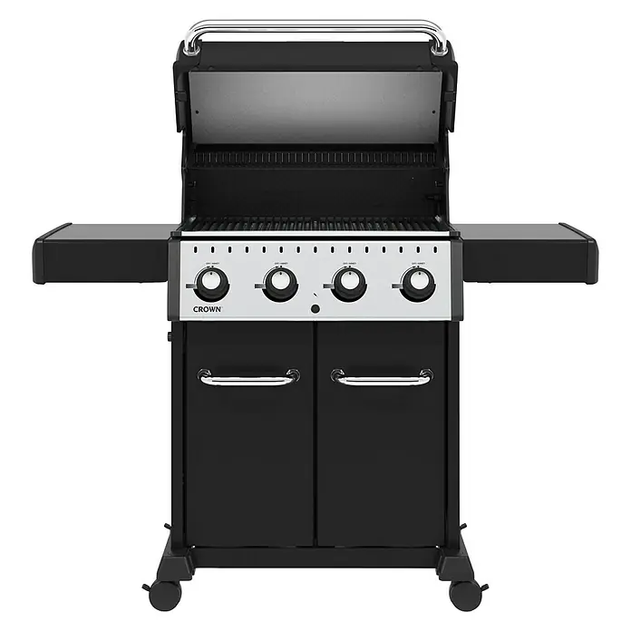 Broil King Plinski roštilj Crown 420 - Broj plamenika: 4, Snaga: 11,4 kW - Pogled sprijeda