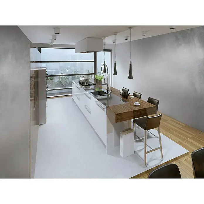 Osaka Pintura para efectos decorativos estuco Terciopelo Damasco - Plata, 2,5 l - Foto ambiente