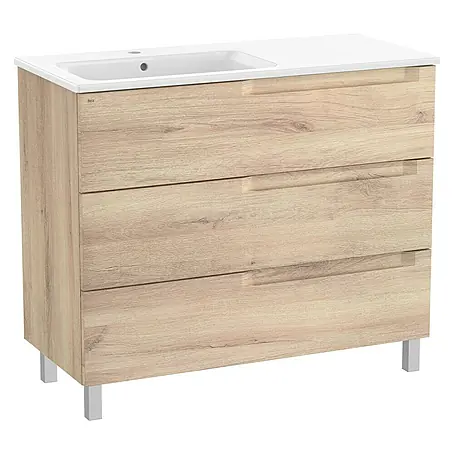 Roca  Conjunto de mueble de baño Borneo seno izquierda