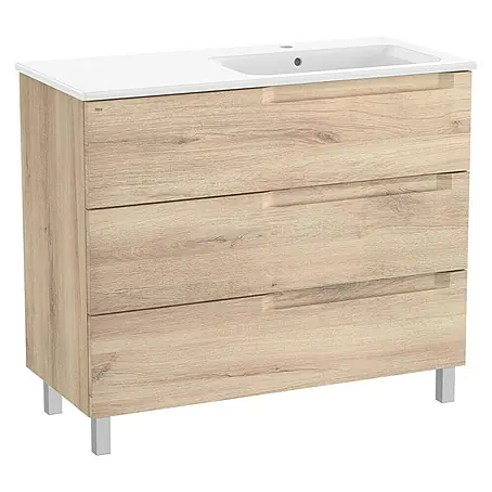 Roca  Conjunto de mueble de baño Borneo seno derecha