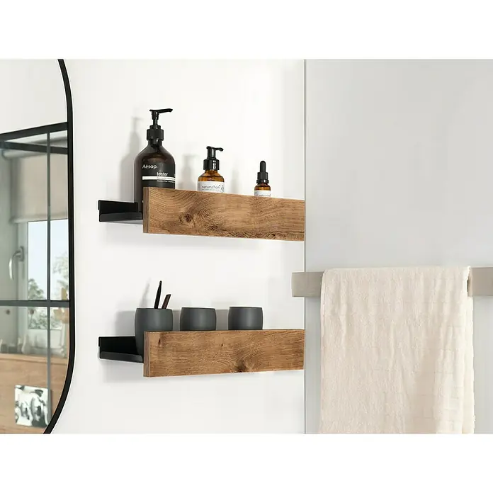 Riva Badregal Vulcano/Joy - L x B x H: 14,7 x 40 x 8 cm, Canela Eicha - Stimmungsaufnahme