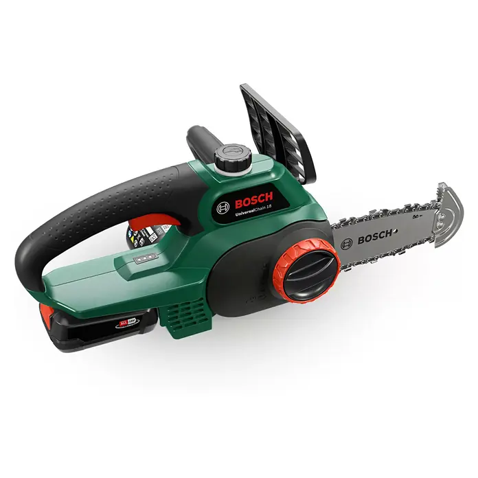 Bosch 18 V Power for All Akku-Kettensäge UniversalChain 18 - 18 V, Li-Ionen, Ohne Akku, Schwertlänge: 20 cm