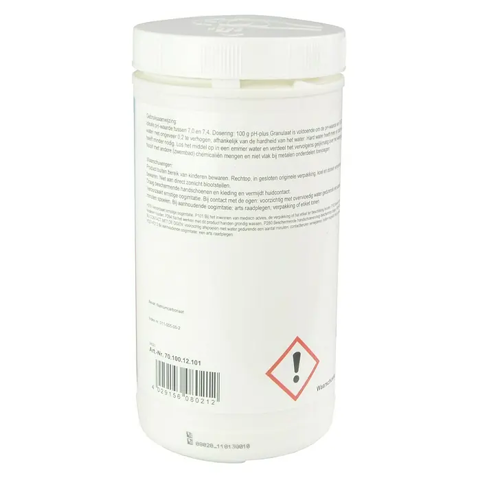 Summer Fun pH-Plus - Granulaat, 1 kg - Achteraanzicht
