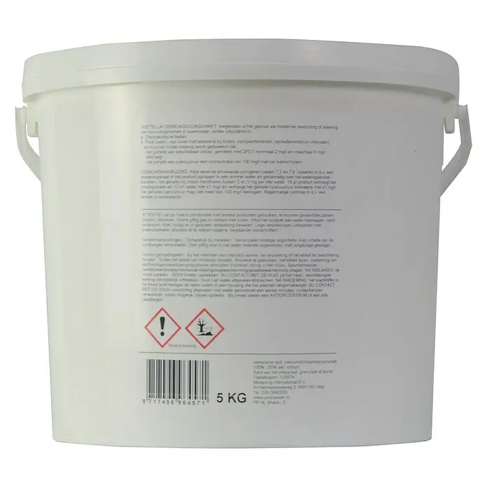 Pool Power Chloortabletten Long - Tabletten, 5 kg - Achteraanzicht