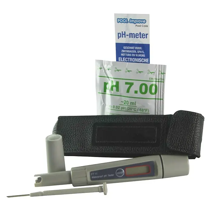 Pool Improve Digitale pH meter - Kunststof - Diagonaal zicht