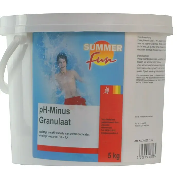 Summer Fun pH-Minus - Granulaat, 5 kg - Vooraanzicht