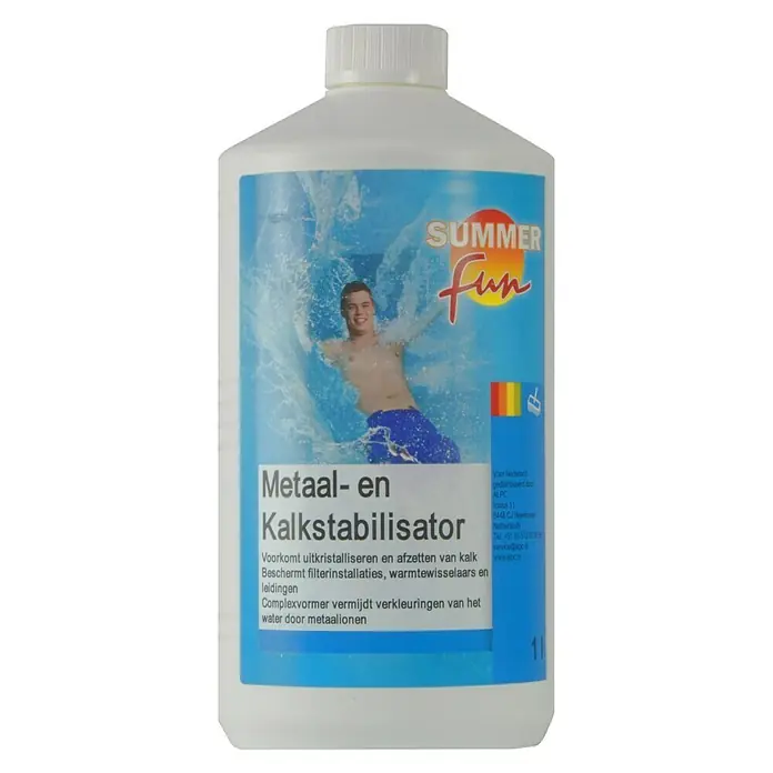 Summer Fun Metaal en kalkstabilisator - 1 l - Vooraanzicht