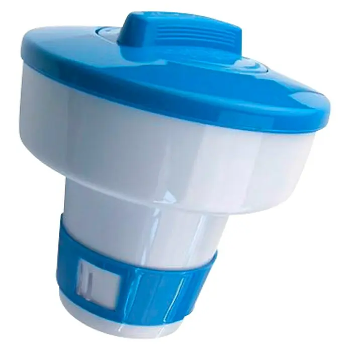 Summer Fun Doseerdrijver - Geschikt voor: Zwembaden, Blauw/Wit - Diagonaal zicht