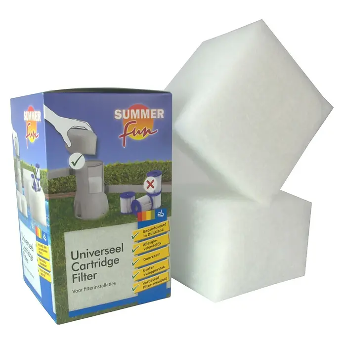 Summer Fun Schuimfilter universeel - 2 st. - Diagonaal zicht
