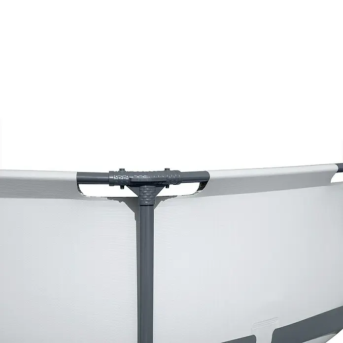 Bestway Frame zwembad met filterpomp Steel Pro MAX - Ø x h: 366 x 76 cm, 6.473 l, Grijs - Close-up