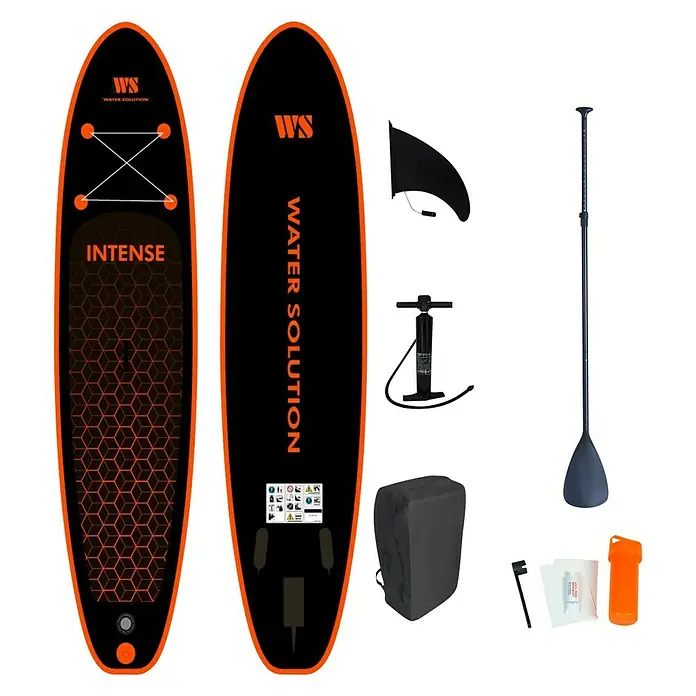 SUP-daska Intense - D x Š x V: 320 x 81 x 15 cm, Nosiva sila: 140 kg, Napuhljivo - Pogled sprijeda